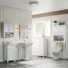 White Bathroom Storage Cabinets