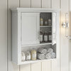 white wall cabinet
