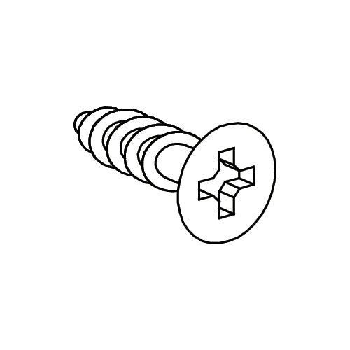 Ellsworth Two-Door Floor Cabinet - Part E - Screw (3x10mm)